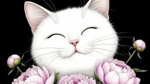 БЕЛЫЙ КОТИК: ТАНЕЦ НЕЖНОСТИ 🤍🐾