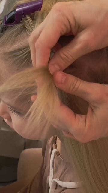 Прическа Эльзы #элягеннадьевна #деньрождения #4года