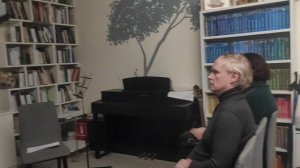 Андрей Зотов и Михаил Мишков  (вечер памяти,библиотека 2025)