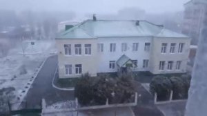 Зима в Апреле в Камышине