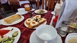 С праздником Светлой Пасхи | Праздничный завтрак в санатории |Кисловодск. Джинал.