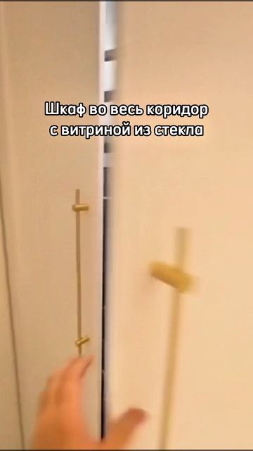 Коридорный шкаф с стеклянной витриной 🔥