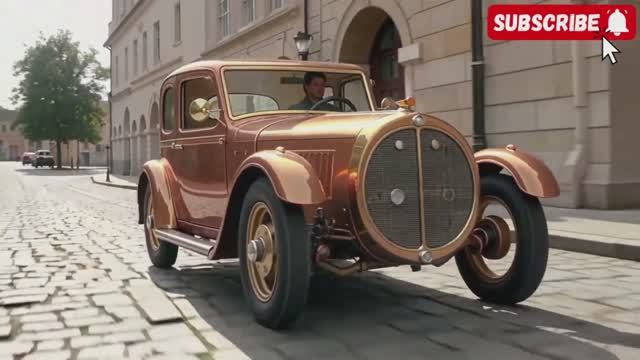 Когда механизмы дышат страстью. Стимпанк девушки и ретро автомобили. В ТОП!