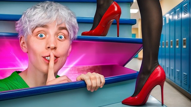 Влад а4 . Я построил в школе 3 СЕКРЕТНЫЕ КОМНАТЫ! Видео Влада Бумага а4 А 4 Bumaga