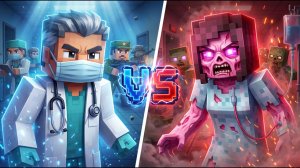 Доктор против зомби: война в коридорах клиники Майнкрафт