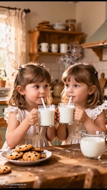Пейте дети молоко)