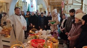 6. Храм Рождества Христова Освящение Пасхальной снеди Посёлок Пангоды Надымский район 11 Апреля 2026