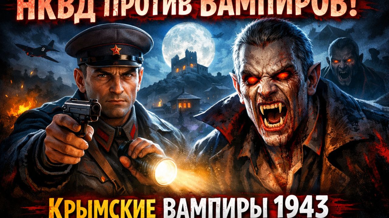 НКВД против вампиров: Крымские вампиры 1943. Неизвестная война: спецотряд НКВД против древнего зла!