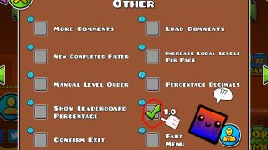 Построил уровень в геометри даш 1.0