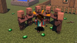 деревня N13 майнкрафт Minecraft!