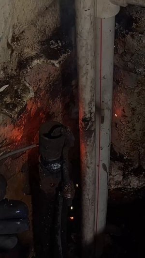 Сварка резьбы уставшей трубе