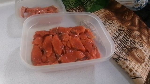 Вкусная рыбка.