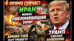 ⚡️ПРЯМО СЕЙЧАС! Иран нанес мощный удар — Армия США в тревоге, Дональд Трамп сделал жесткое заявление