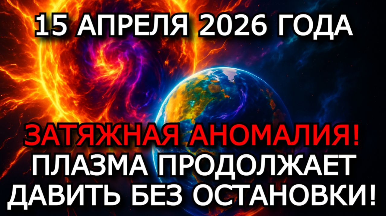 МАГНИТНЫЕ БУРИ 15 АПРЕЛЯ 2026 — ШТОРМ G3–G4, K-ИНДЕКС 7.5–9, ЗАТЯЖНАЯ АНОМАЛИЯ