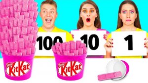 100 Слоев Еды Челлендж | Потрясающие Кулинарные Рецепты