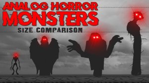 Сравнение размеров АНАЛОГОВЫХ ХОРРОРОВ 2026 | Кто САМЫЙ БОЛЬШОЙ? | True Scale