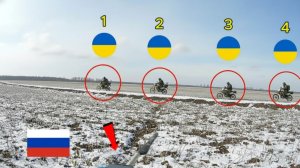 Российский FPV-дрон в режиме ожидания заметил украинскую группу мотоциклов на открытой местности