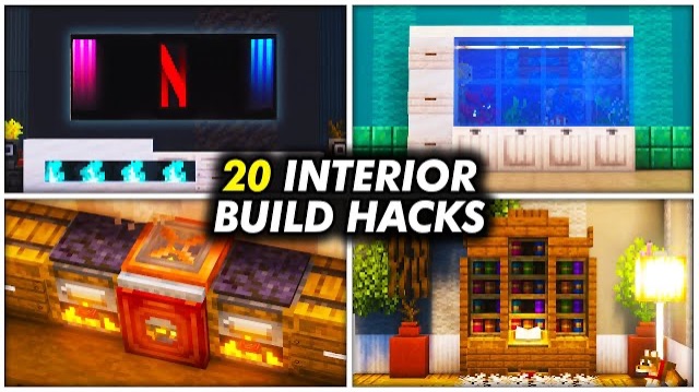 21 Genius Interior Build Hacks Для Обновления Вашего Дома В Minecraft!