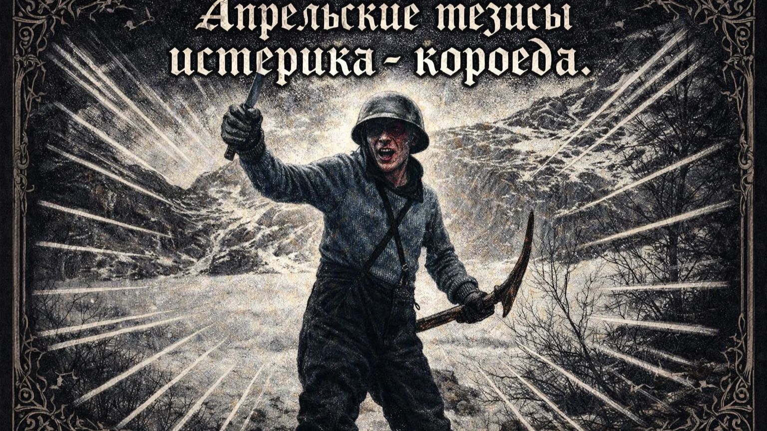 Апрельские тезисы истерика-короеда