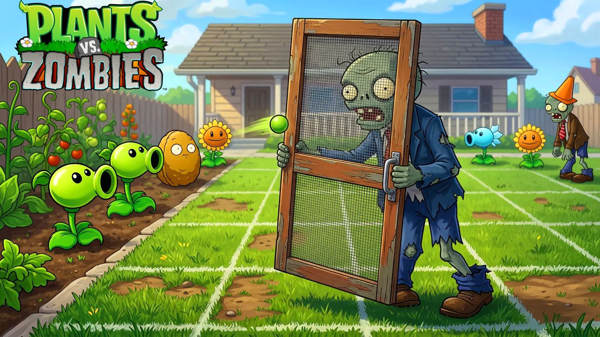 Растения против зомби PvZ Plants vs Zombies  Прохождение
