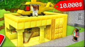 Житель миллионер пришел в деревню номер 13 Minecraft