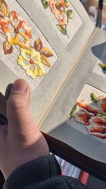 Музейный экспонат на барахолке #винтаж #вышивка #ткани #рукоделие #блошиныйрынок #барахолка