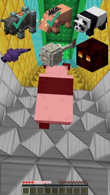 Minecraft Mob Spike Сhallenge #minecraft