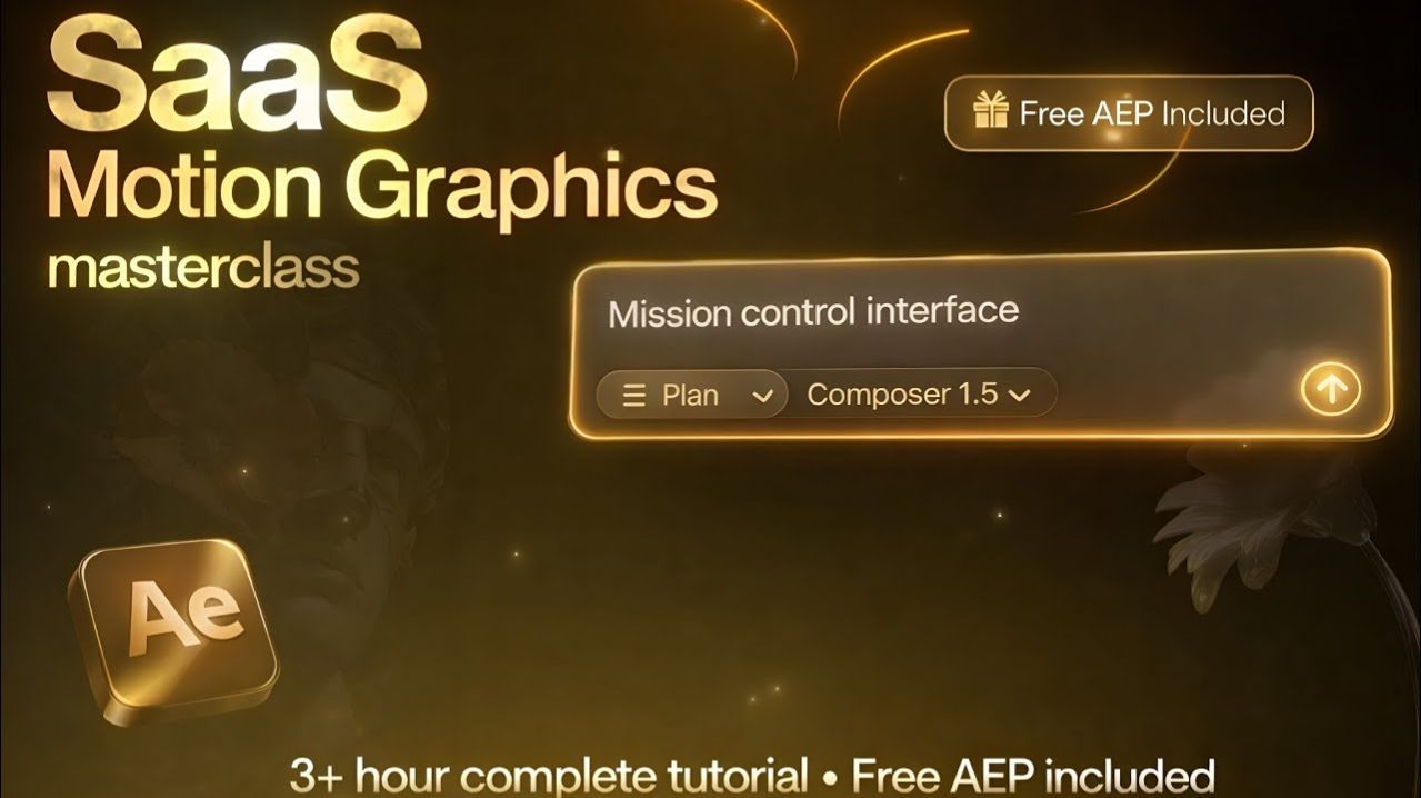 I Recreated a Viral SaaS Video in After Effects (Free Project File)