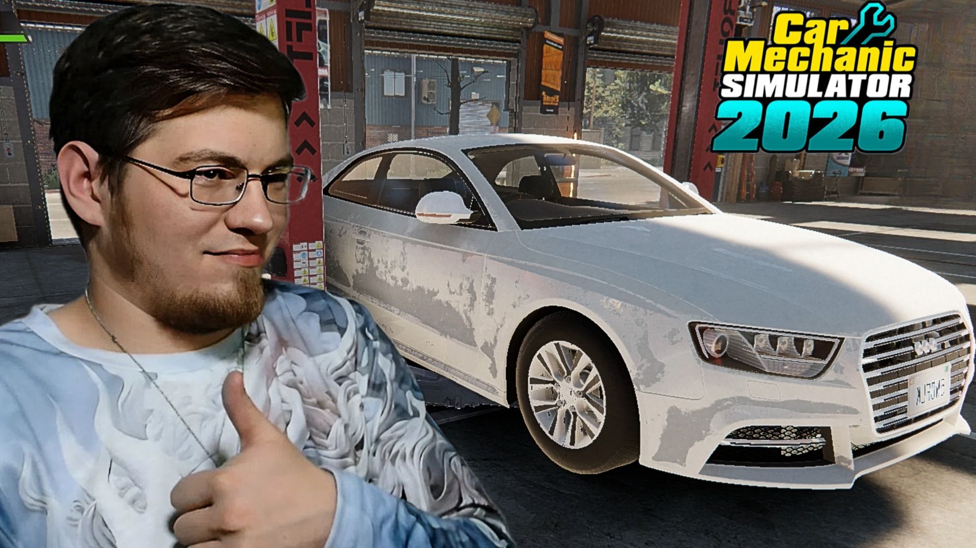 Тестовое открытие авто мастерской  - Car Mechanic Simulator 2026 Demo