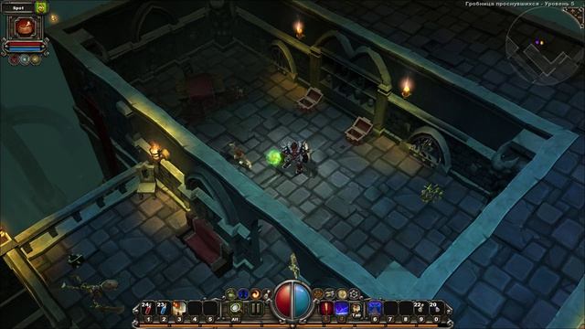 Прохождение Torchlight. Серия 6.  Гробница проснувшихся. уровень 5.