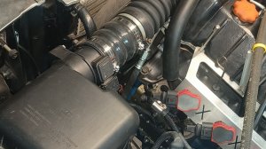 Перенос коробки воздушного фильтра ВАЗ 2107.