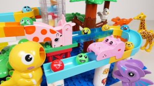 СТРОИМ ГОРКУ ДЛЯ ШАРИКОВ С ЖИВОТНЫМИ АСМР ВИДЕО ДЛЯ ДЕТЕЙ ДЕТСКИЙ КАНАЛ ИГРАЛКИ-ЗАЛИПАЛКИ