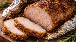 Свинина запечённая в фольге в духовке.