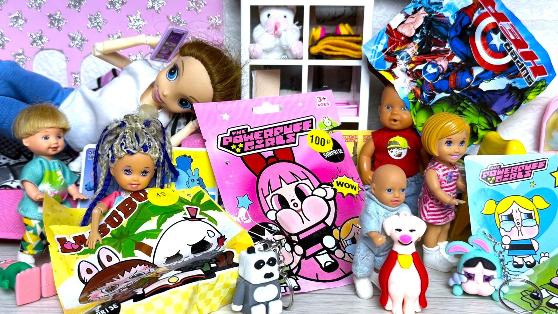 5 МИНУТ ТИШИНЫ😁😁 Катя и Макс веселая семейка! Куклы Барби мультики с игрушками Даринелка