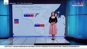 Первая декада апреля прошла без метеорекордов.