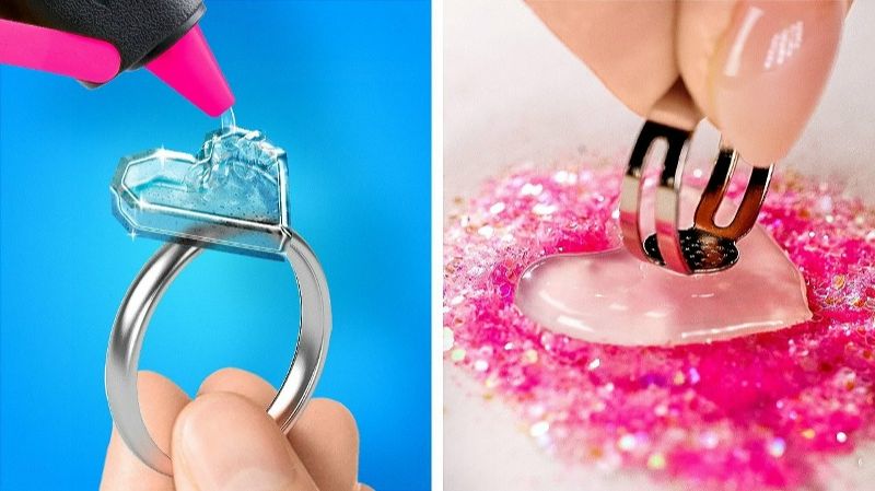 УДИВИТЕЛЬНЫЕ ПОДЕЛКИ ИЗ ГОРЯЧЕГО КЛЕЯ Идеи украшений и декора своими руками