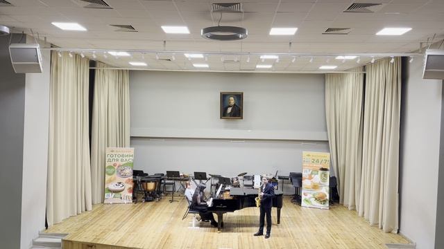 Р. Мучински - соната для саксофона и фортепиано |Айше Мамбетова