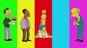 Симпсоны против Друзей: Большая Музыкальная Битва в Тайлс Хоп — Женская Версия Танца