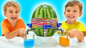 Вызов мороженое и арбуз - дети учатся хорошему поведению