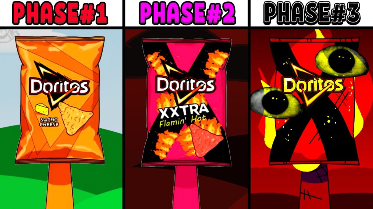 INCREDIBOX SPRUNKI: ВСЕ ФАЗЫ НОВОГО ОС DORITOS! 🧀✨ ОТ 1 ДО 3! 🚀🌀