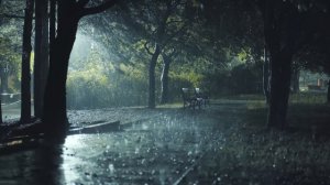 Сильный дождь, бессонница и расслабление ASMR