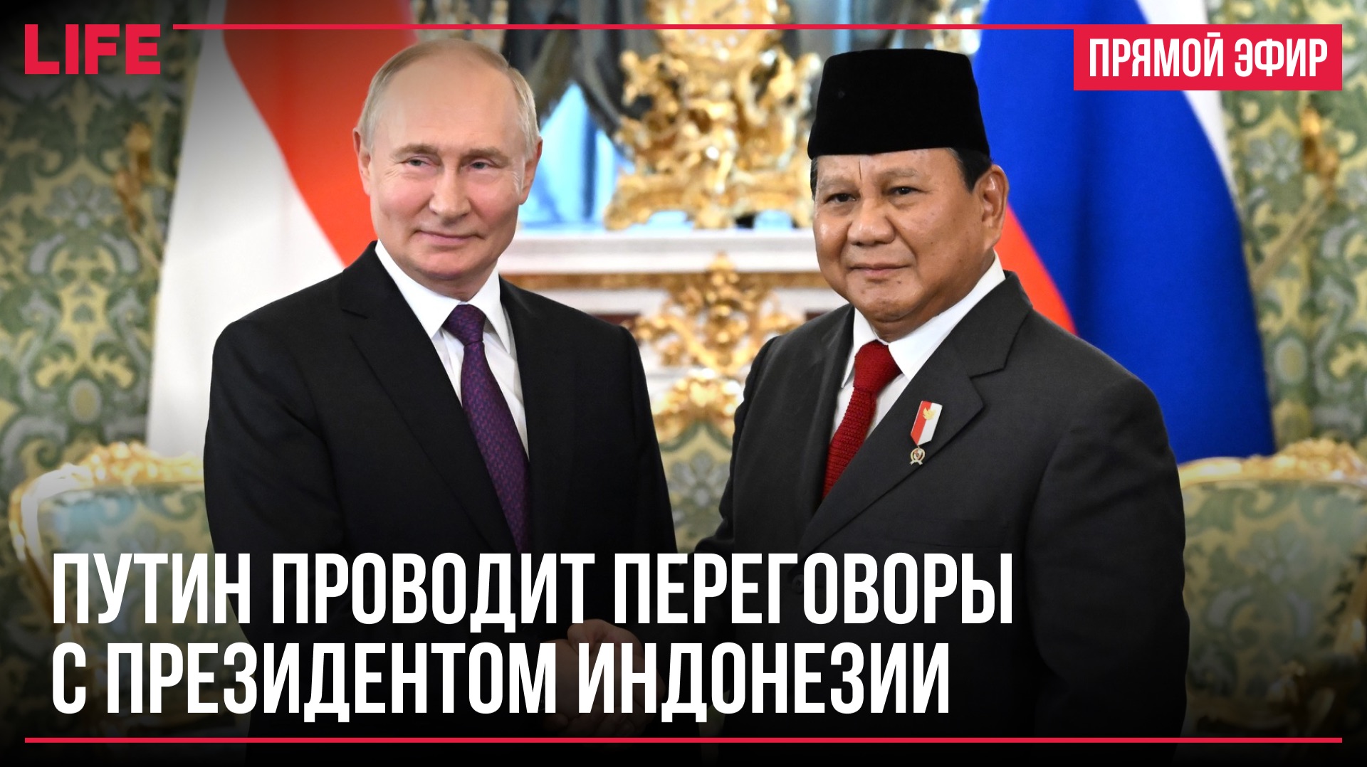 Путин проводит переговоры с президентом Индонезии