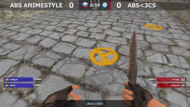 ABS ANIMESTYLE -vs- ABS﹤3CS | 1 карта | Финал верхней сетки | ABSOLUTE CUP 2x2 | @kn1feTV