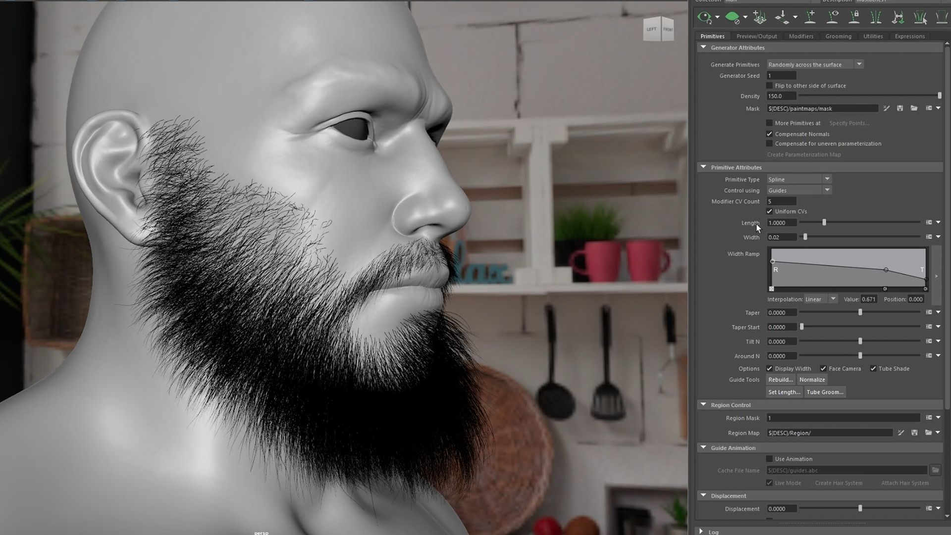 Hair Creation XGen Maya
