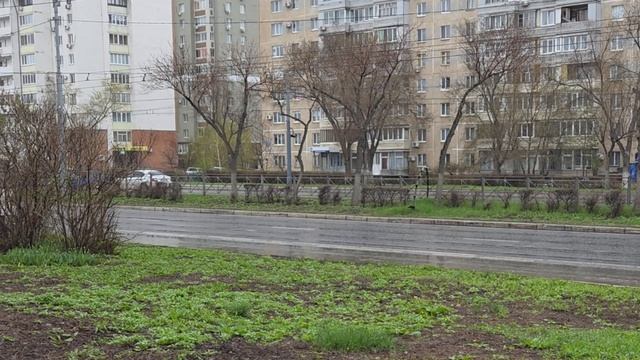 После дождя Оренбург (фрагмент ул Чкалова) 13.04.26.