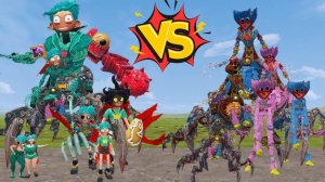 ВСЕ ПРОТОТИПЫ РОРИ POPPY PLAYTIME ГЛАВА 6 ПРОТИВ ВСЕХ ПРОТОТИПОВ СЕМЬИ ХАГГИ ВАГГИ В Garry's Mod