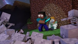 Алекс и Стив в опасности - Майнкрафт Мультики