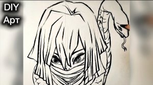 Вот как нарисовать столп змеи. DIY Арт