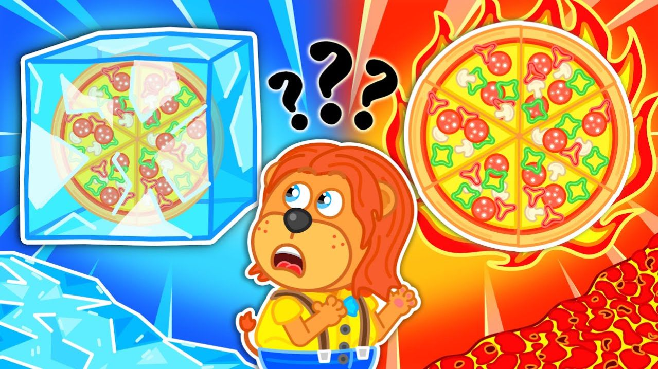 Маша и Леопольд. Пицца горячая и во льду - Мультик для детей