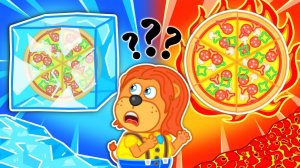 Маша и Леопольд. Пицца горячая и во льду - Мультик для детей